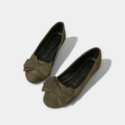 Slip-on-Schuhe für Damen mit Schleife – Ansicht 3