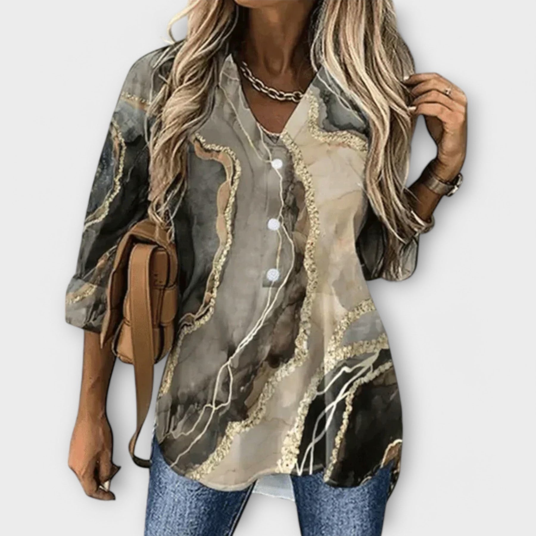 Elegante einzigartige Damenbluse