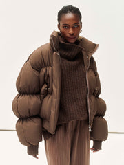 Anya – Kurze Damen-Daunenjacke Aero – Ansicht 4