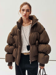 Anya – Kurze Damen-Daunenjacke Aero – Ansicht 2