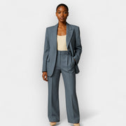 Damen-Set aus Mantel und Hose – Ansicht 2