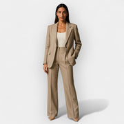 Damen-Set aus Mantel und Hose – Ansicht 6