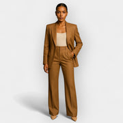 Damen-Set aus Mantel und Hose – Ansicht 5