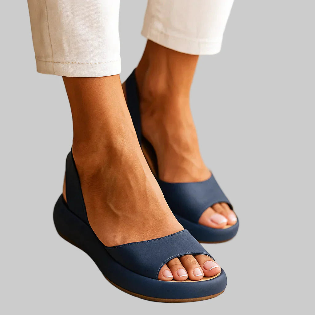 Solana Slingback Sandalen mit offener Zehenpartie