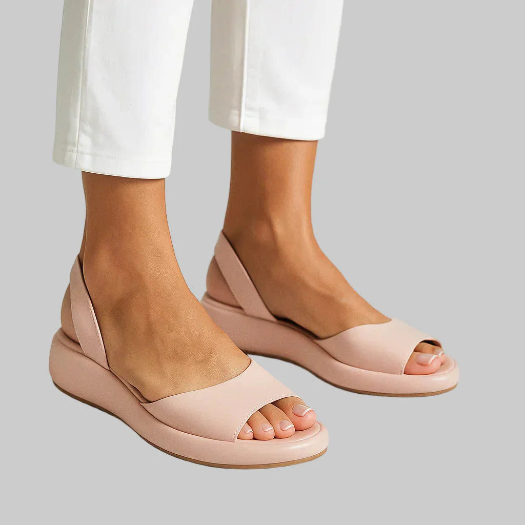 Solana Slingback Sandalen mit offener Zehenpartie