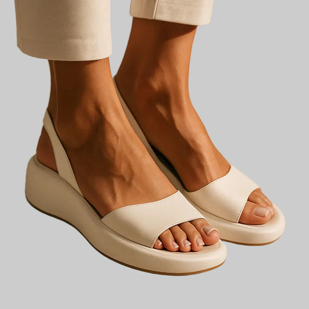 Solana Slingback Sandalen mit offener Zehenpartie