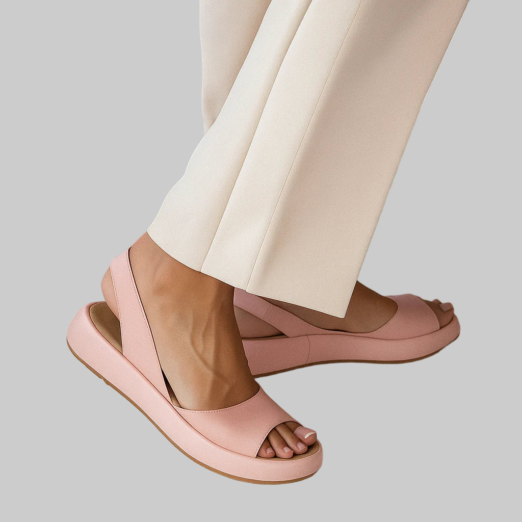 Solana Slingback Sandalen mit offener Zehenpartie