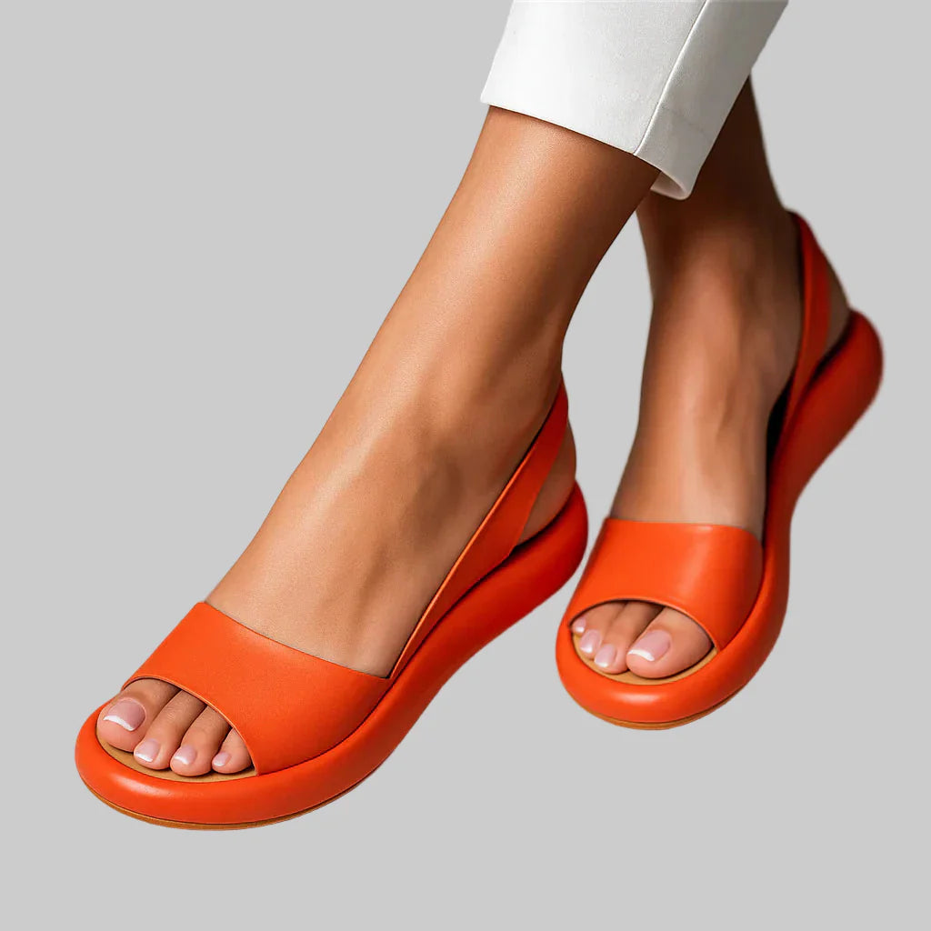 Solana Slingback Sandalen mit offener Zehenpartie