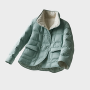 Hässleholm – Wendbare gesteppte Daunenjacke für Damen – Ansicht 9