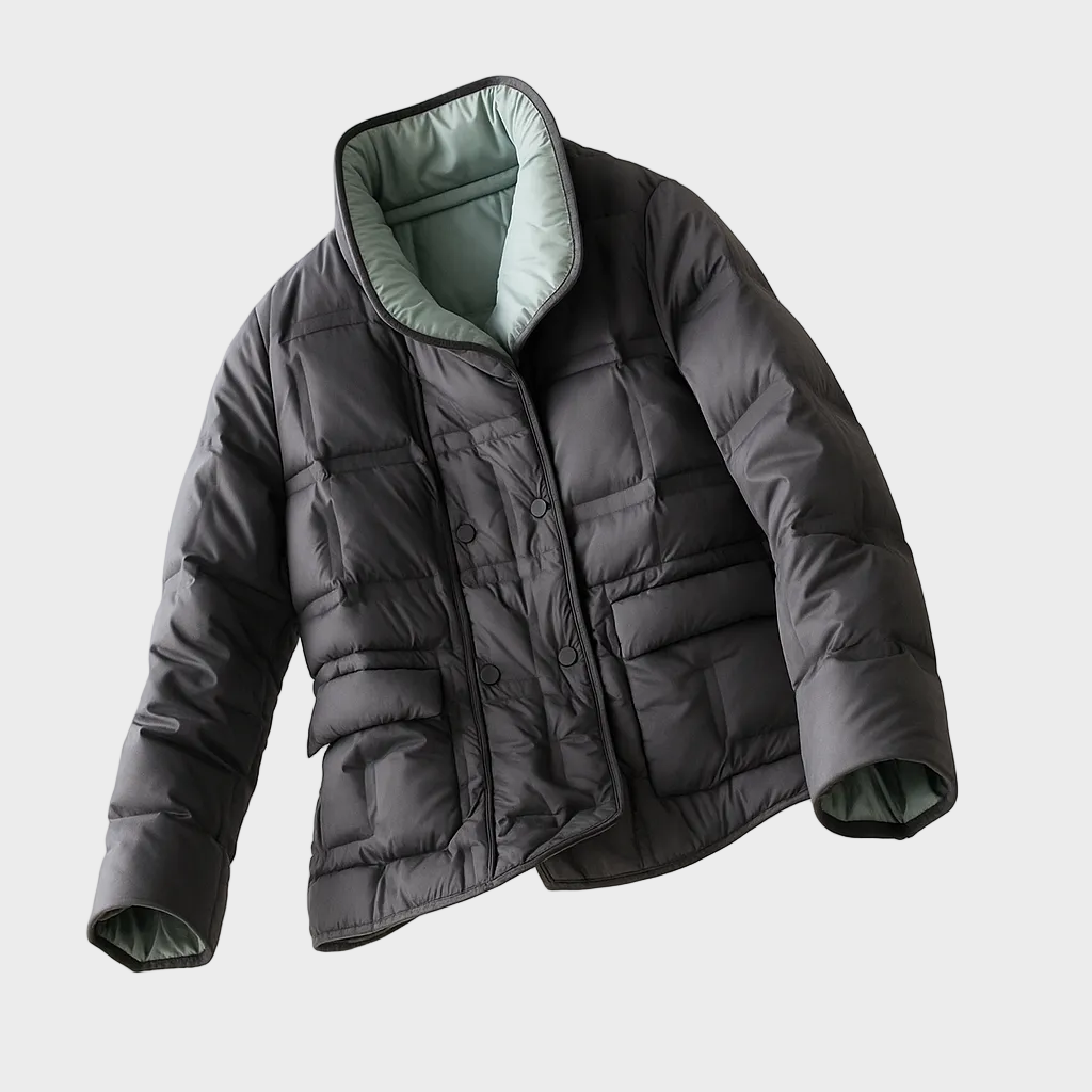 Hässleholm – Wendbare gesteppte Daunenjacke für Damen – Ansicht 15
