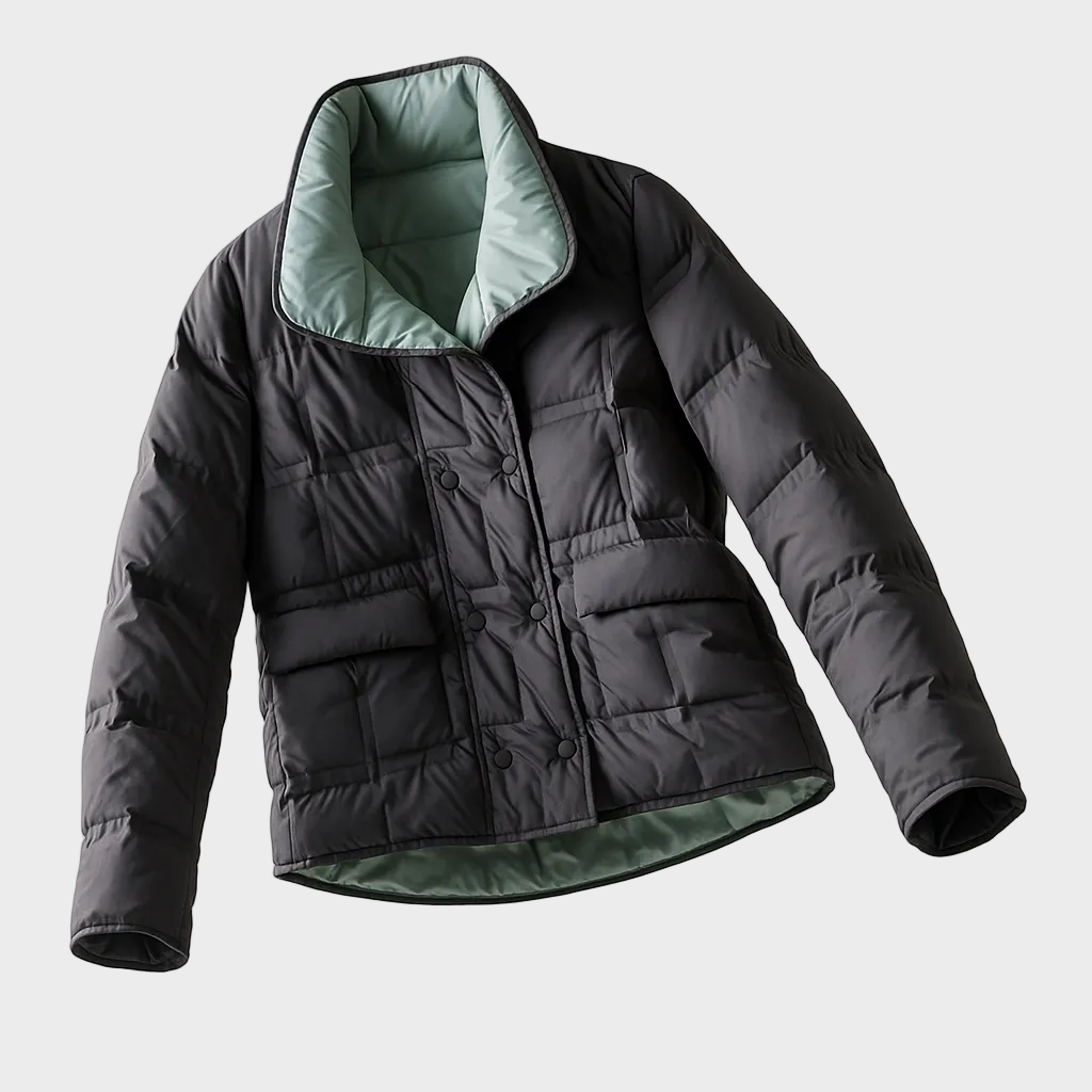 Hässleholm – Wendbare gesteppte Daunenjacke für Damen – Ansicht 17
