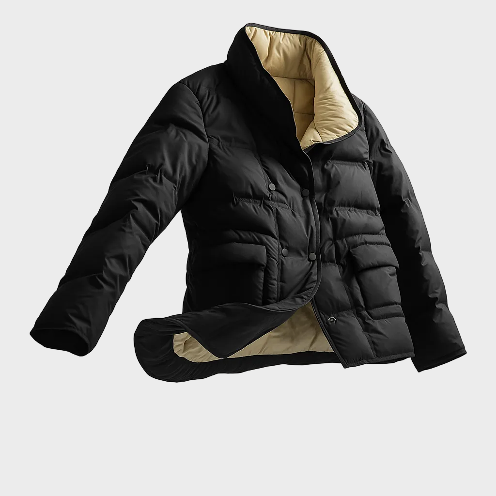 Hässleholm – Wendbare gesteppte Daunenjacke für Damen – Ansicht 18