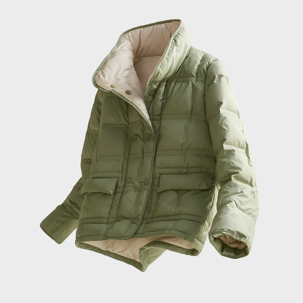 Hässleholm – Wendbare gesteppte Daunenjacke für Damen – Ansicht 22