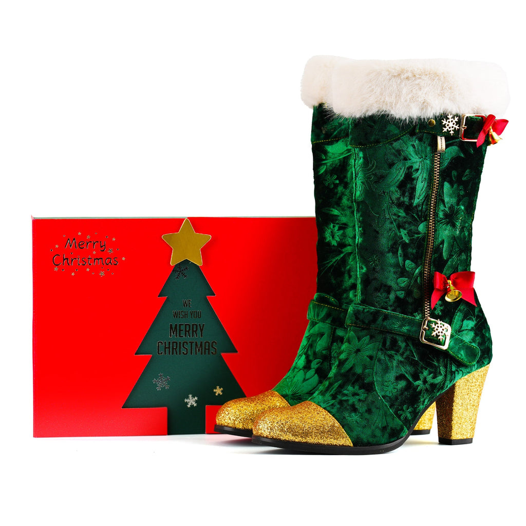 Grace | Samtstiefel „Weihnachtszauber“