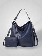 Freia – Elegante Lederschultertasche für Damen – Ansicht 14