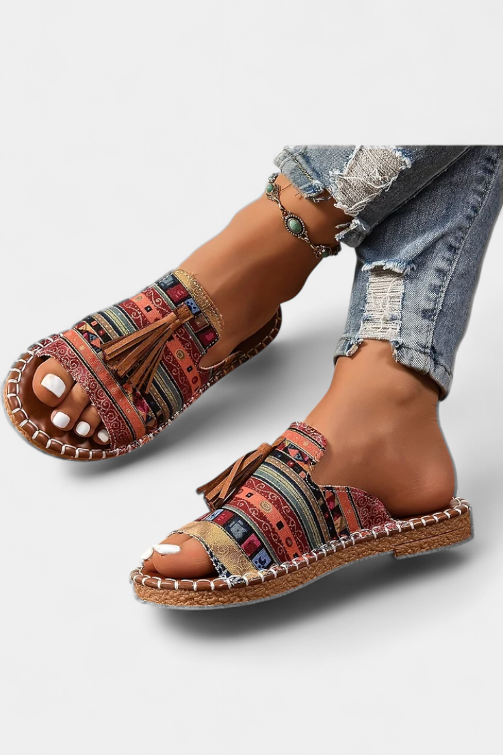 Orthopädische Damen-Sandalen Lia mit verstellbaren Riemen – Ansicht 5