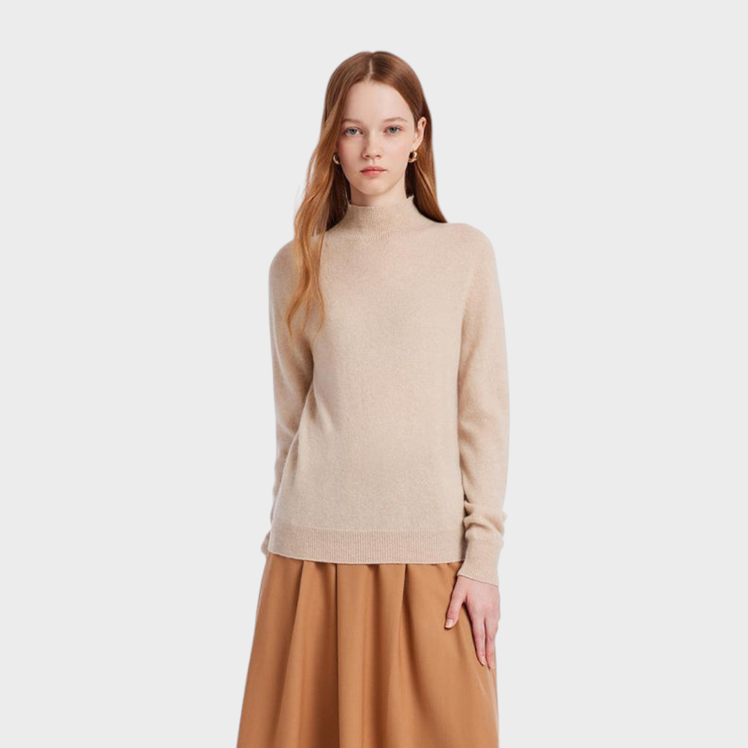 Divine – Kaschmir-Rollkragenpullover für Damen – Ansicht 6
