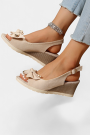 Damen-Plateausandalen Beatriz mit Schleife und Riemen – Ansicht 6