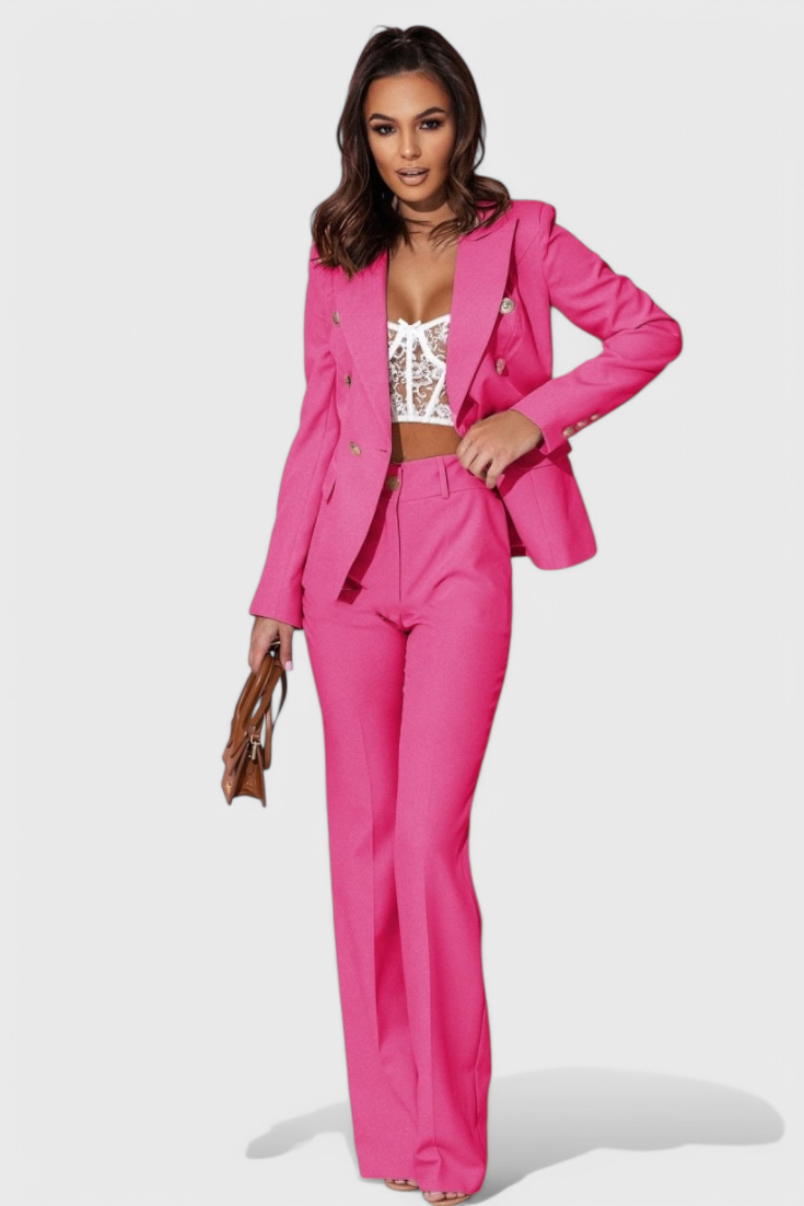 Elegantes Blazer- und Hosen-Set von Rosalin