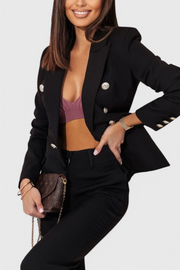 Elegantes Blazer- und Hosen-Set von Rosalin