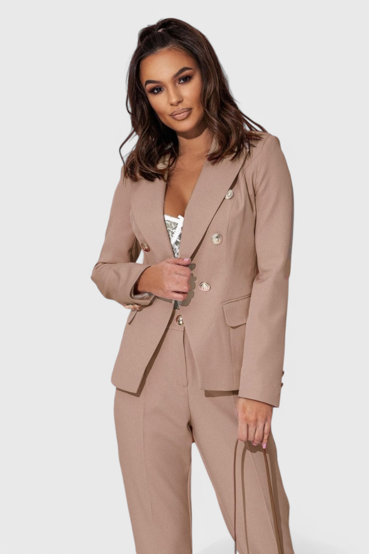 Elegantes Blazer- und Hosen-Set von Rosalin