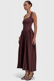 Verona – Midikleid für Damen mit eckigem Ausschnitt – Ansicht 2