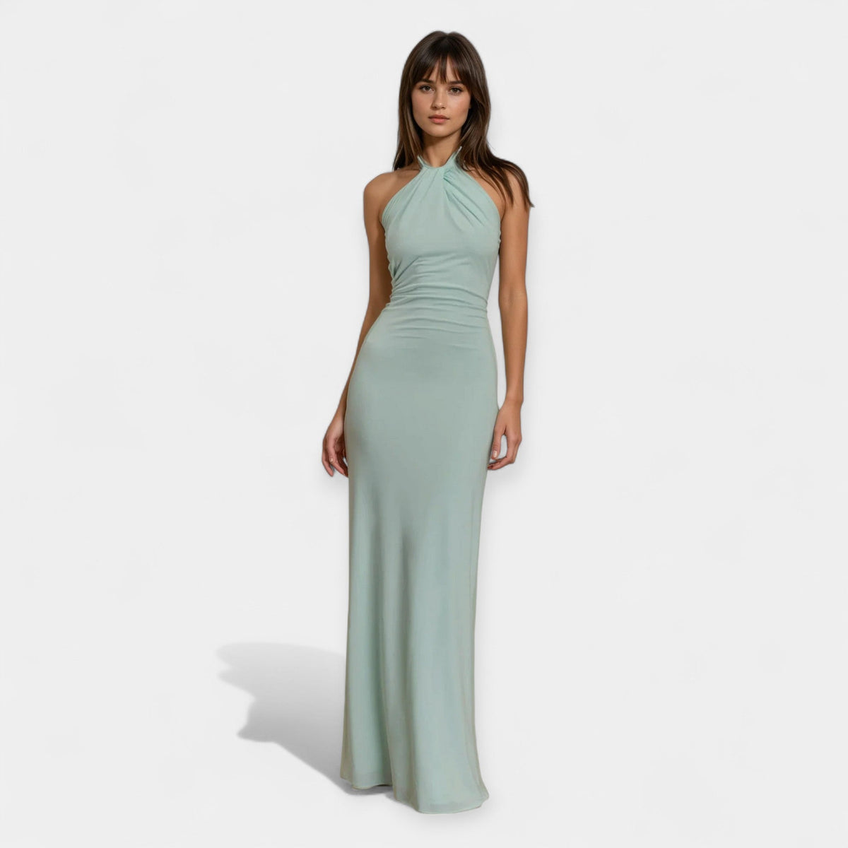 Eliza – Maxikleid für Damen mit Neckholder und offenem Rücken
