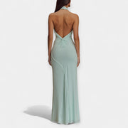 Eliza – Maxikleid für Damen mit Neckholder und offenem Rücken – Ansicht 5