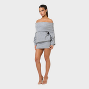 Hennessy – Besticktes Minikleid mit luftiger Anmutung