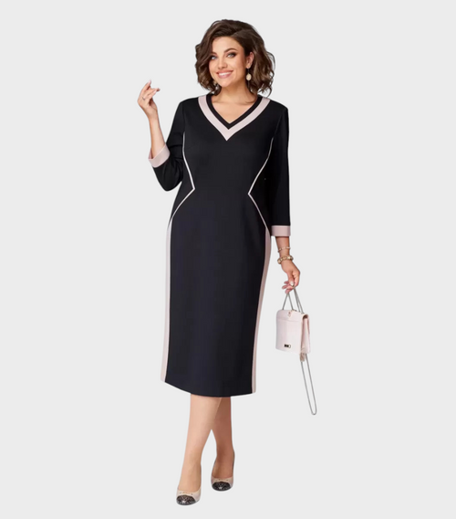 Allana | Elegantes Kleid mit V-Ausschnitt