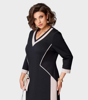 Allana – Elegantes Damenkleid mit V-Ausschnitt – Ansicht 6