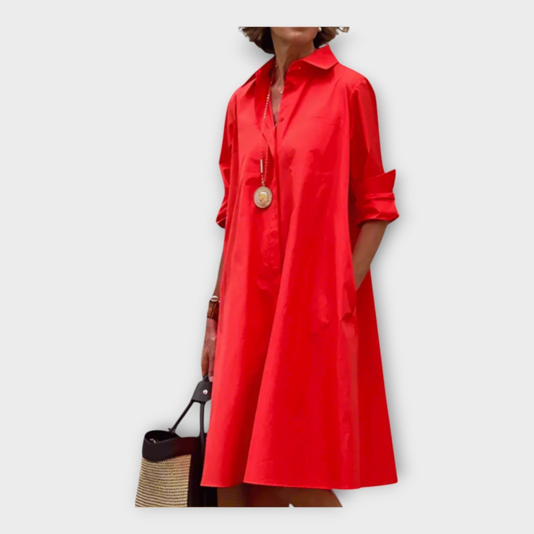 Bettina – Elegantes Polokleid für Damen aus hochwertigem Stoff