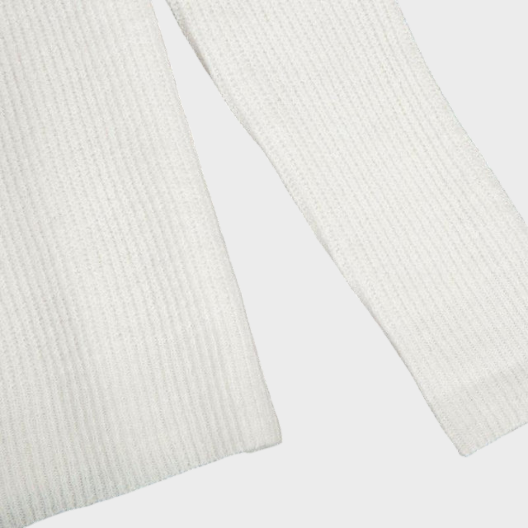 Myla – Weißer wendbarer Pullover für Damen – Ansicht 6