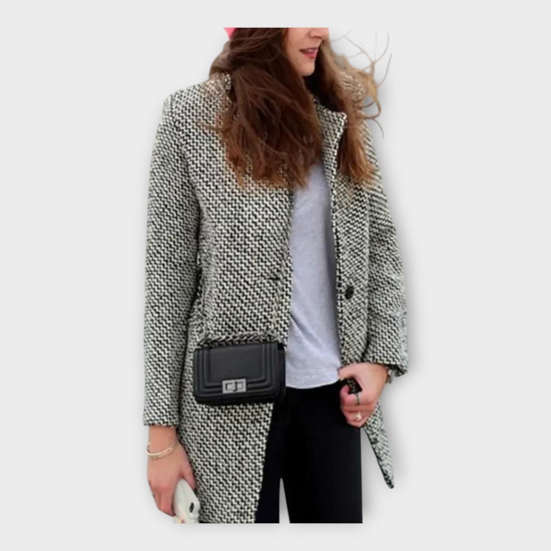 Marga – Eleganter zeitloser Wollmantel für Damen