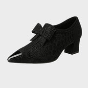 Damen-Pumps Vivienne mit Schleife und Strass – Ansicht 2