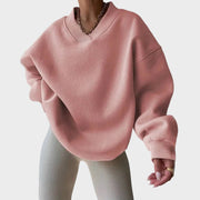 Luvien – Oversized Pullover für Damen aus Baumwollmischung – Ansicht 4