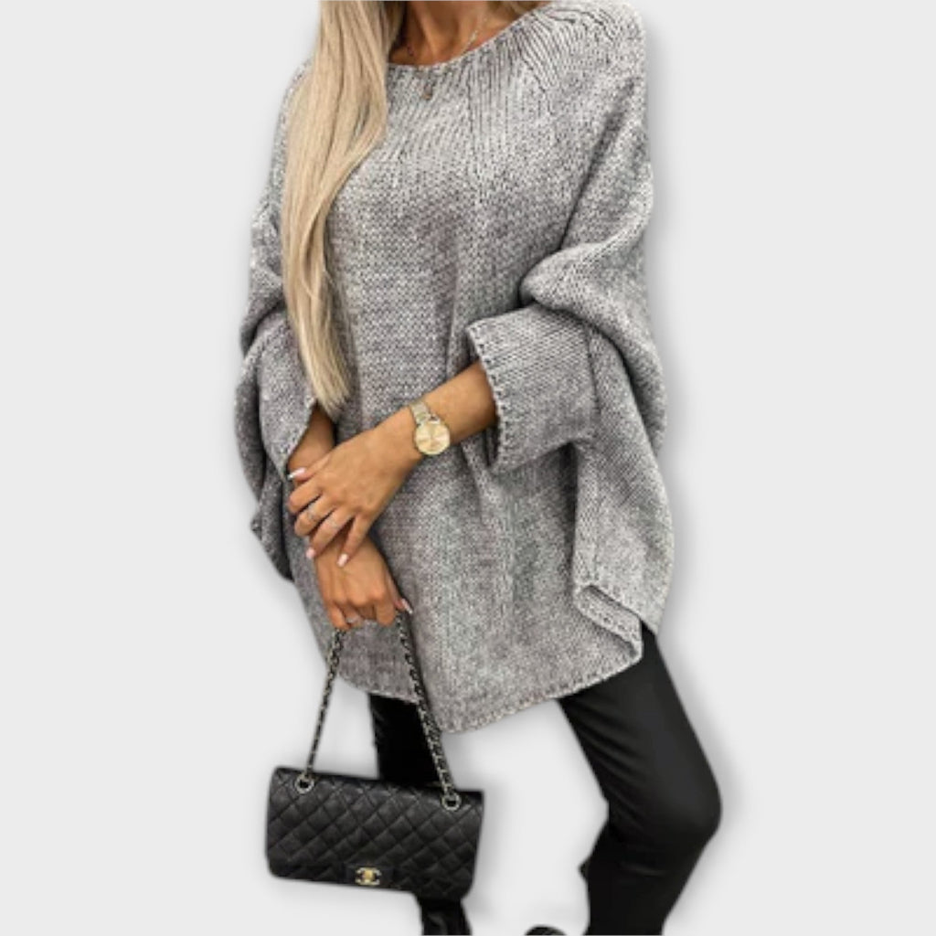 Isabel – Eleganter Damenpullover mit Rundhalsausschnitt