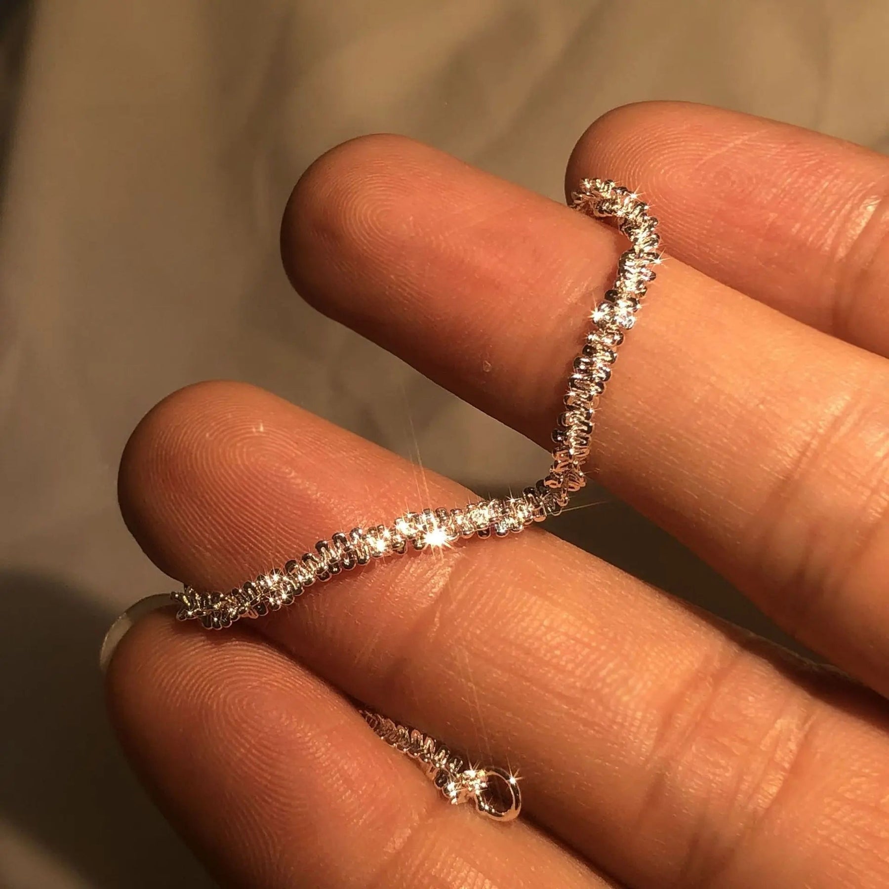 Glänzendes Damenarmband aus 925er Silber – Ansicht 3