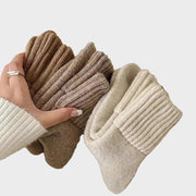 Sally – Wadenlange Damen-Wintersocken aus Baumwolle – Ansicht 2