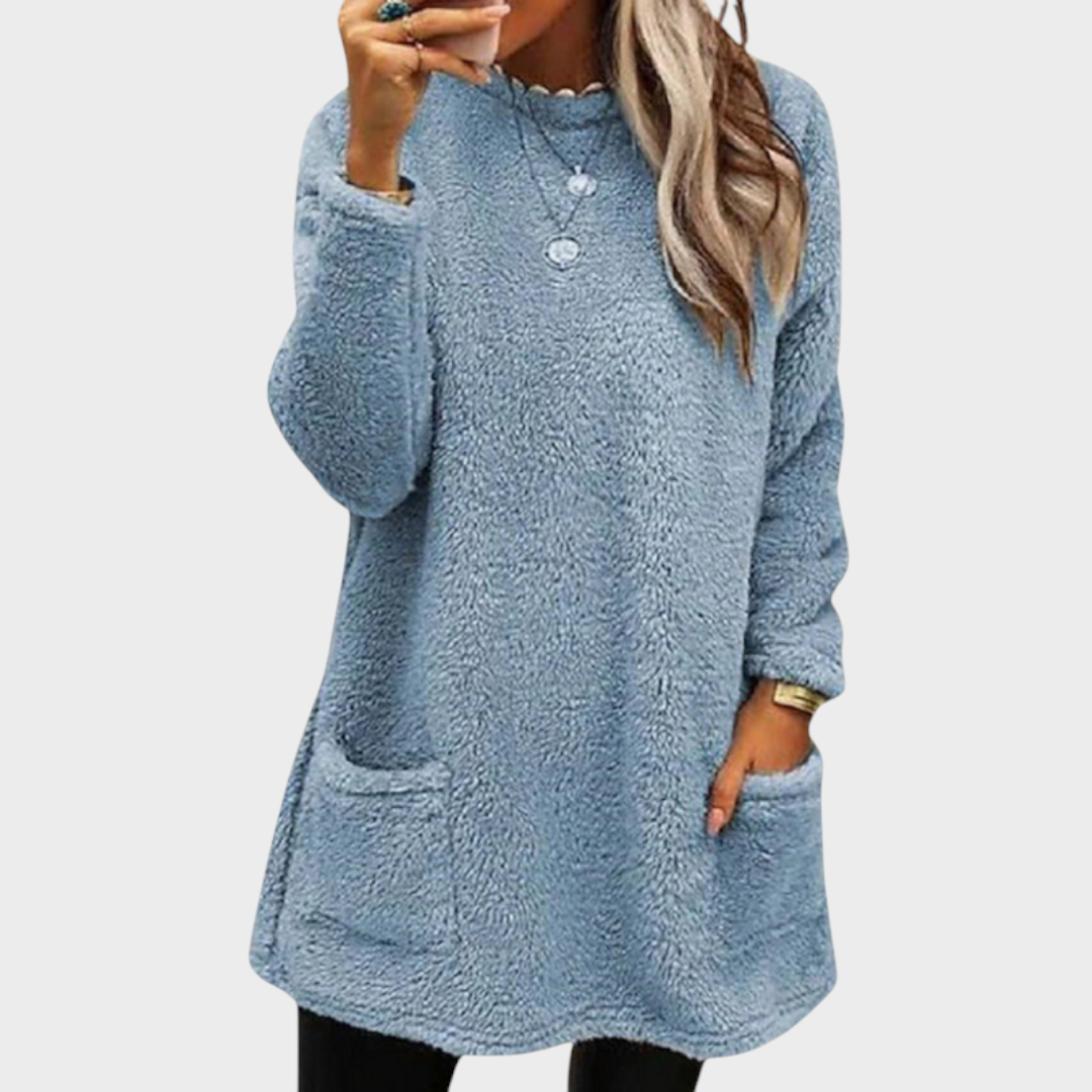 Willa – Bequemer Damenpullover mit Bauchabdeckung