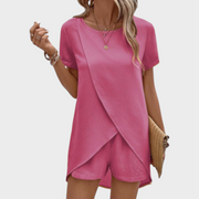 Cambria – Elegantes Sommer-Loungeset für Damen – Ansicht 2