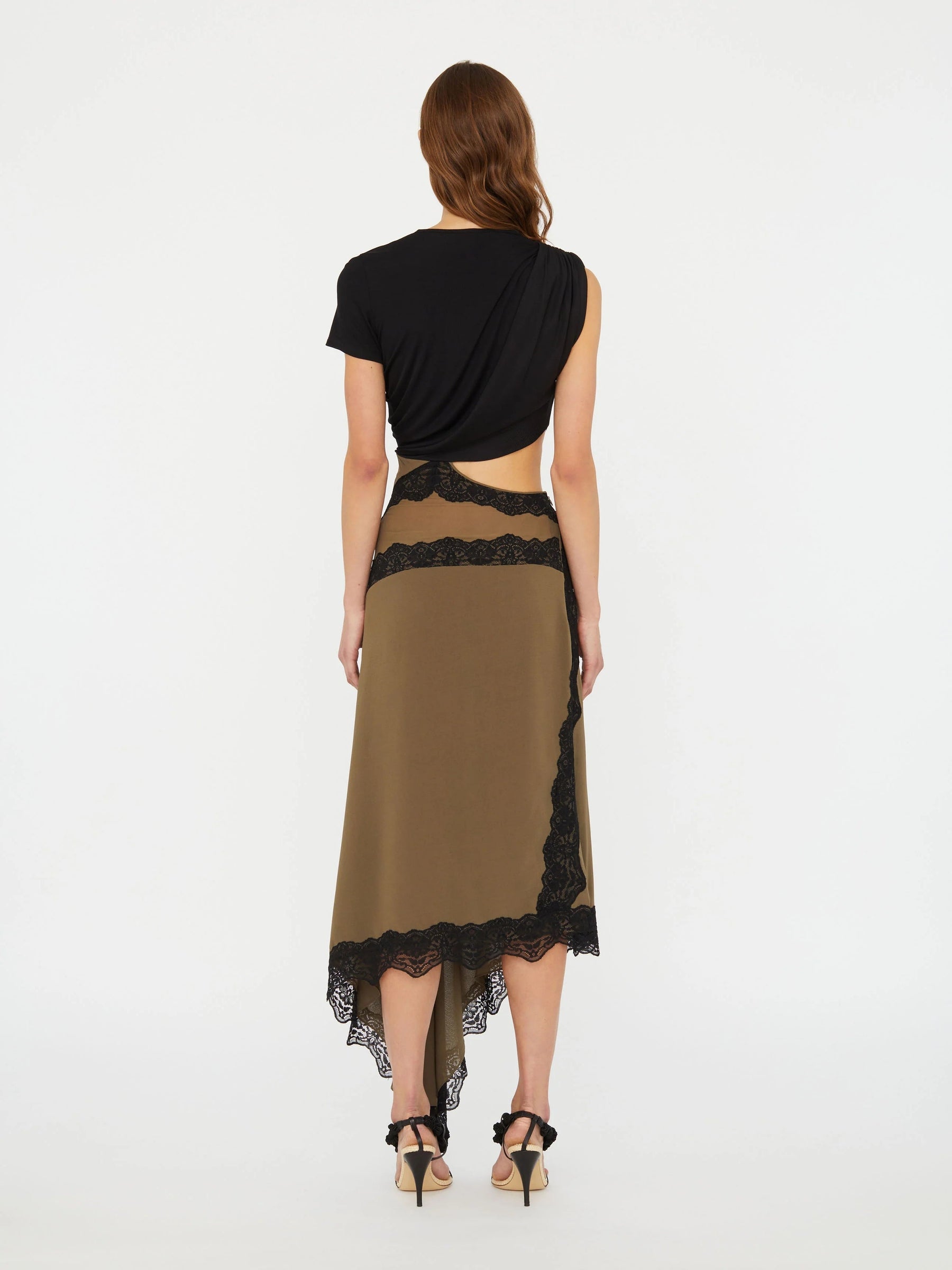 Alice – Midikleid für Damen mit gedrehtem Detail – Ansicht 3