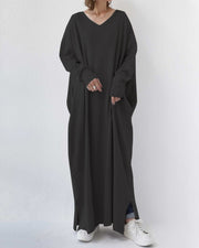 Eudora – Elegantes Maxikleid für Damen mit V-Ausschnitt – Ansicht 9
