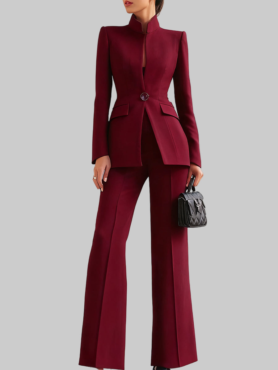 Sharie | Elegantes Jacken- und Hosen-Set