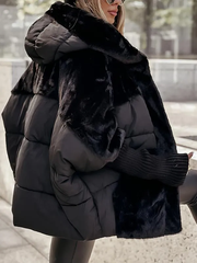 Elegante Damen-Daunenjacke Ava mit Kapuze – Ansicht 2