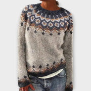 Bequemer warmer Damenpullover Devyn im Retro-Stil – Ansicht 6