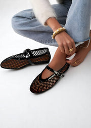 Damen-Ballerinas Luna aus Mesh