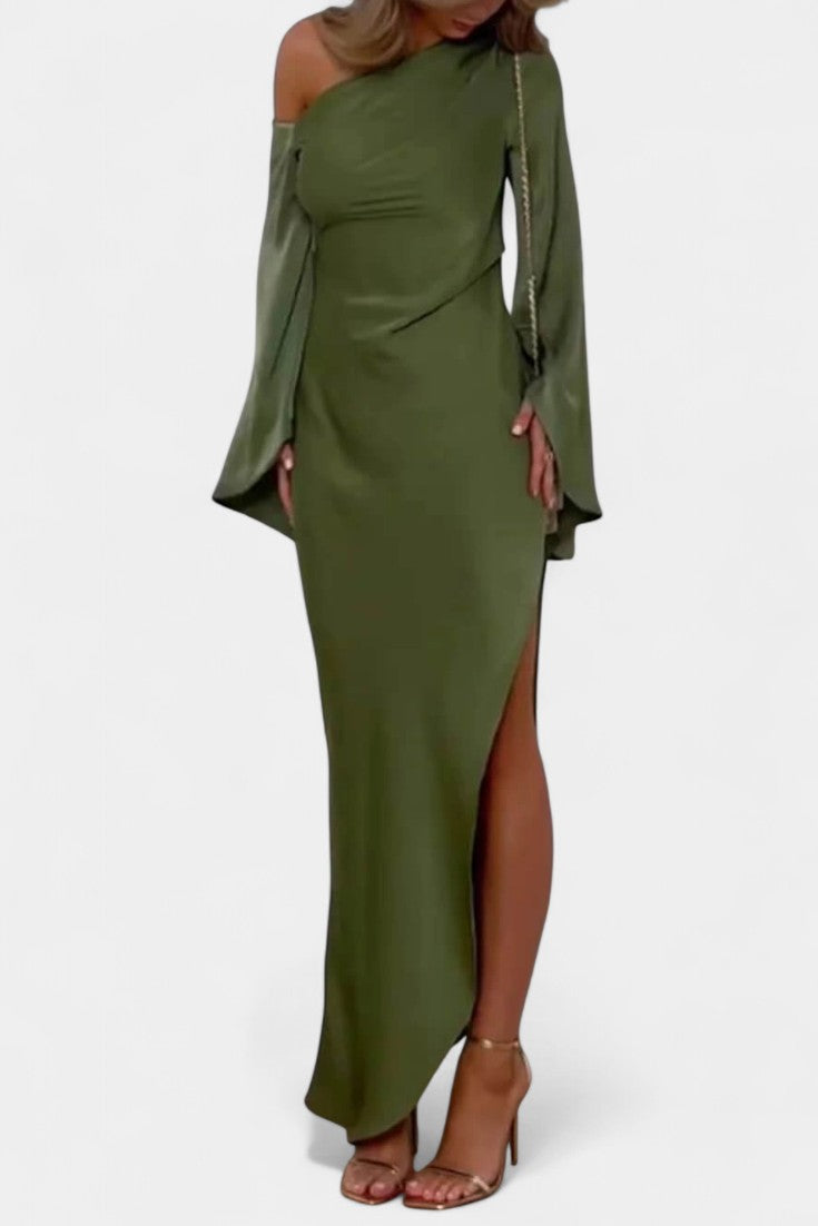 Keisha asymmetrisches One-Shoulder-Maxikleid