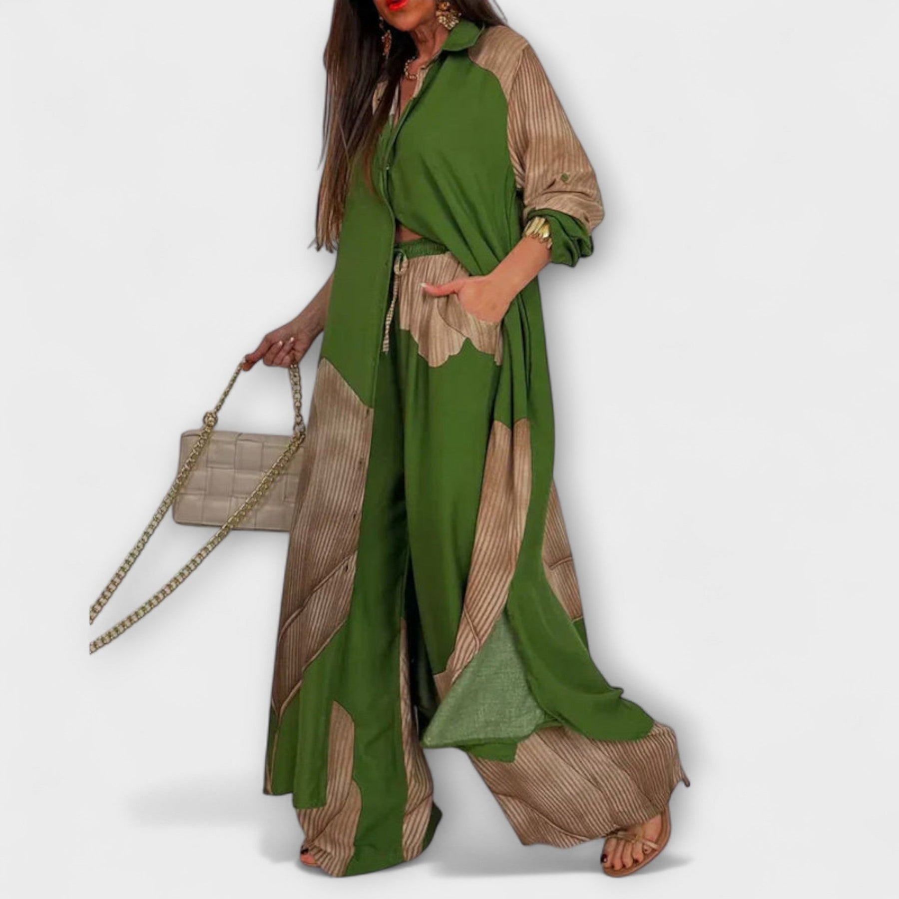Damen-Set Moriel aus Bluse und Hose – Ansicht 3