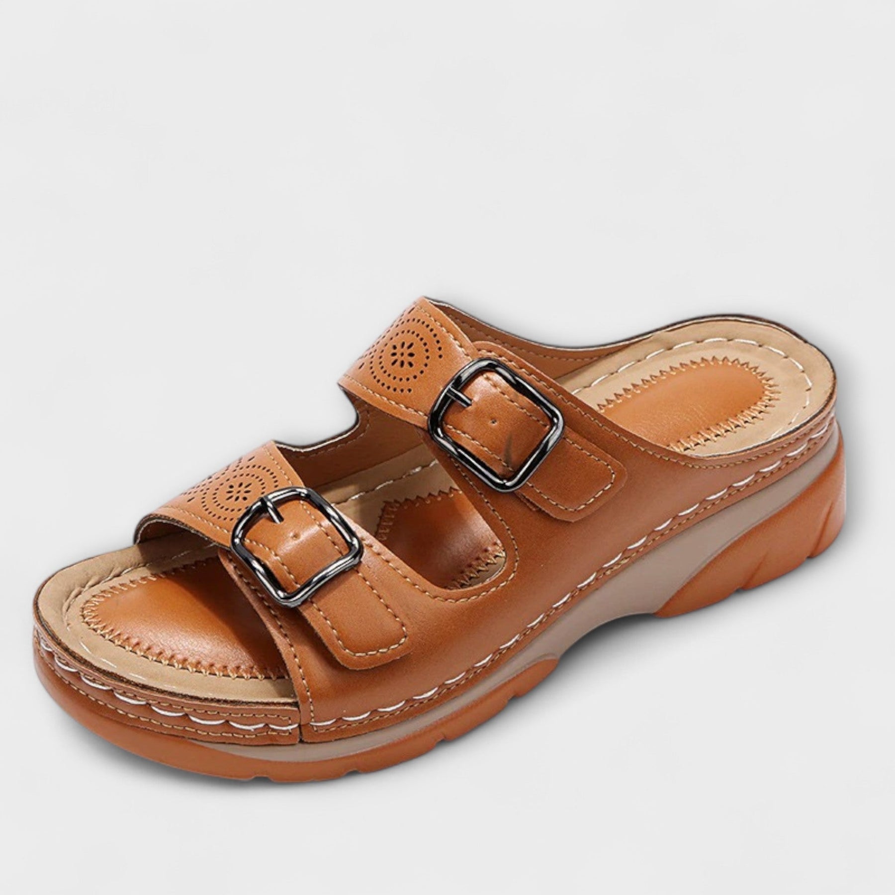 Orthopädische Damen-Ledersandalen – Ansicht 7
